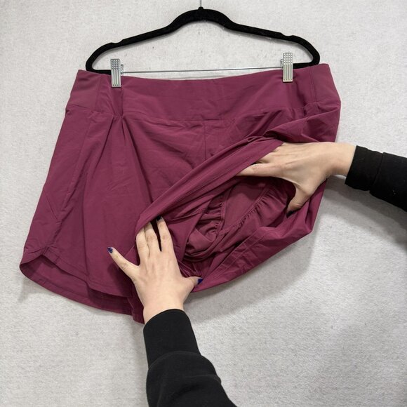 Nike Shorts Womens XL Purple Dri-FIT DX6018-653 Shorts Tennis Running Athletic - Picture 5 of 11